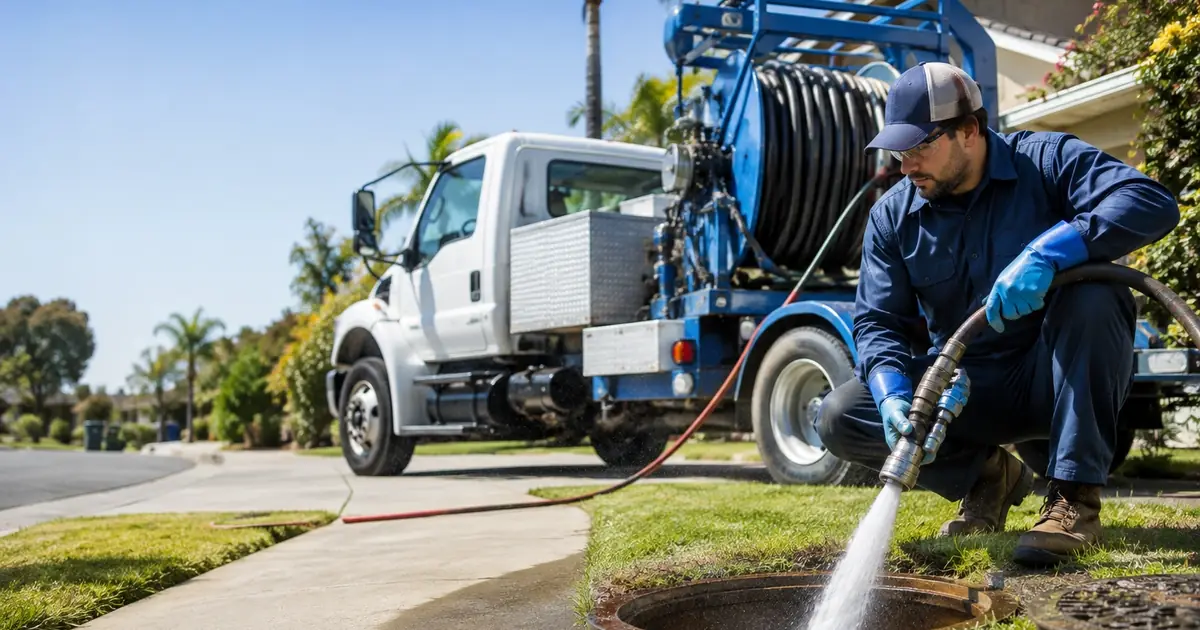 Hydro jet sewer cleaning Desert Hot Springs