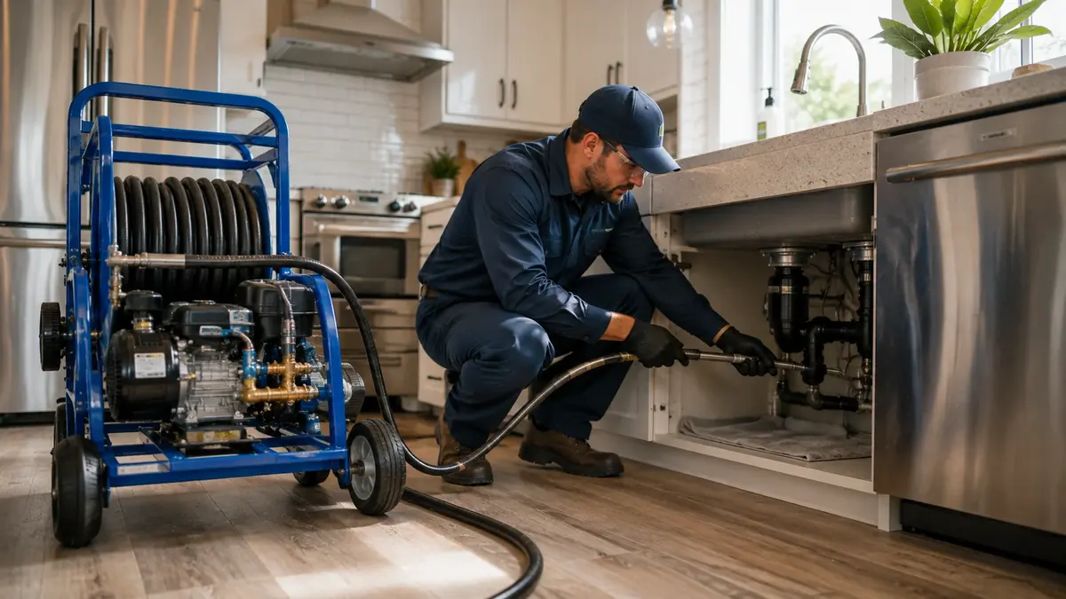 Kitchen Drain Hydro Jetting in Desert Hot Springs
